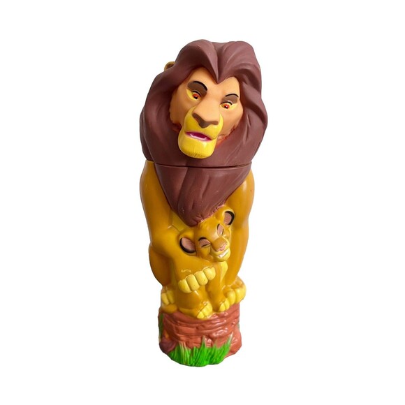The Walt Disney Company Other - Lion King Vintage 90s 8.5” Empty Shampoo Bottle Disney Collectible Mufasa Simba